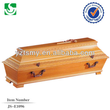 wholesale handcraft new larch coffin